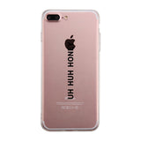 Uh Huh Honey Clear Phone Case