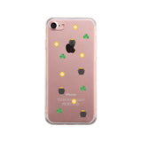 St Patrick's Day Pattern Clear Phone Case Cute Design Jelly Case
