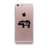 Mama Bear Clear Phone Case Unique Design Case For Baby Shower