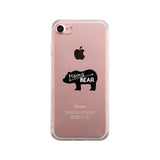 Mama Bear Clear Phone Case Unique Design Case For Baby Shower