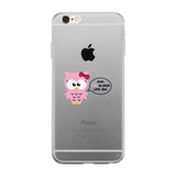 Mum Owl Always Love You Clear Phone Case Jelly Rubber Case