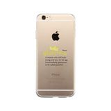 Glam-Ma Glamorous Flexible Gummy Clear Phone Case For Mothers Day