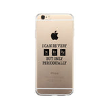 Nerdy Periodically Clear Phone Case