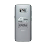 Dad Noun Clear Phone Case