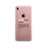 Dad Noun Clear Phone Case