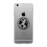 World Best Dad Clear Phone Case