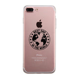 World Best Dad Clear Phone Case