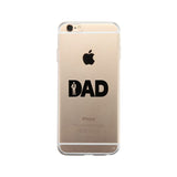 Dad Business Clear Phone Case