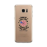 Land Of The Free Home Of The Pizza Clear Phone Case