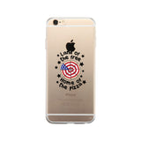 Land Of The Free Home Of The Pizza Clear Phone Case