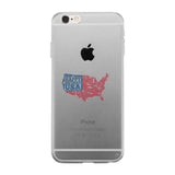 Happy Birthday Usa Clear Phone Case