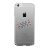 Born In The Usa Clear Phone Case
