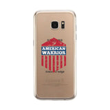 American Warrior Clear Phone Case