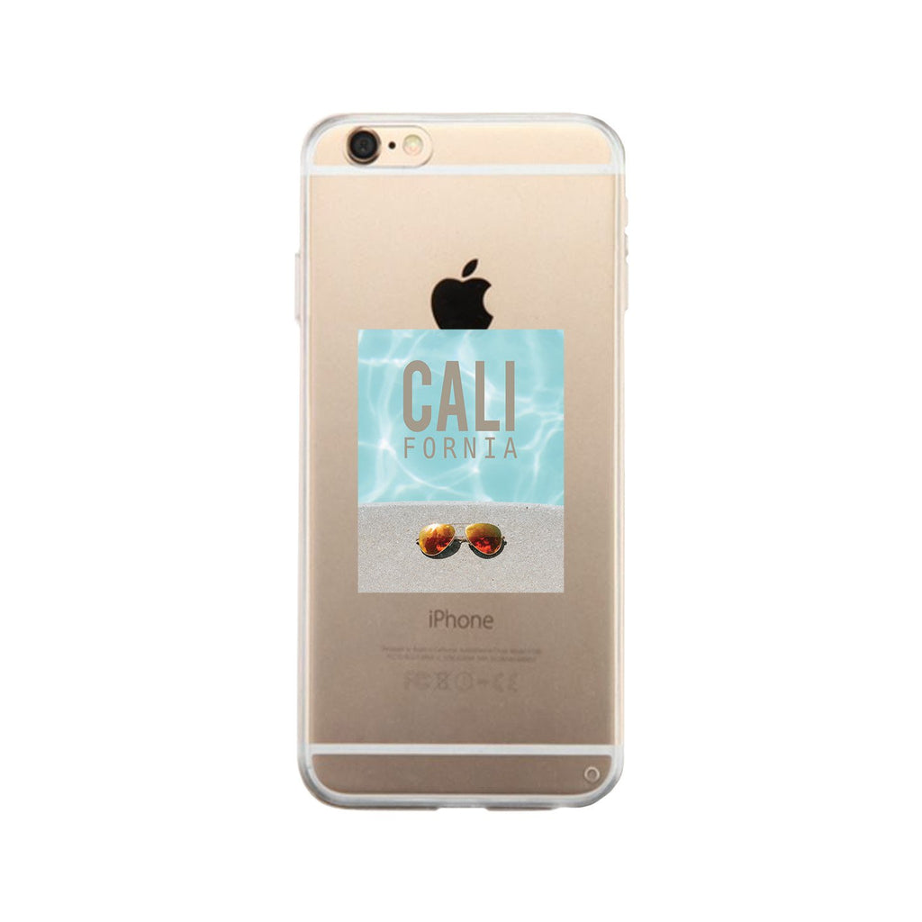 California Pool Sunglass Clear Phone Case