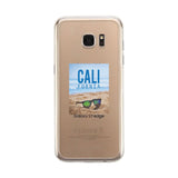 California Beach Sunglass Clear Phone Case