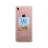 California Beach Sunglass Clear Phone Case