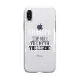 Legend Grandpa Clear Case Funny Fathers Day Gifts Grandpa Birthday