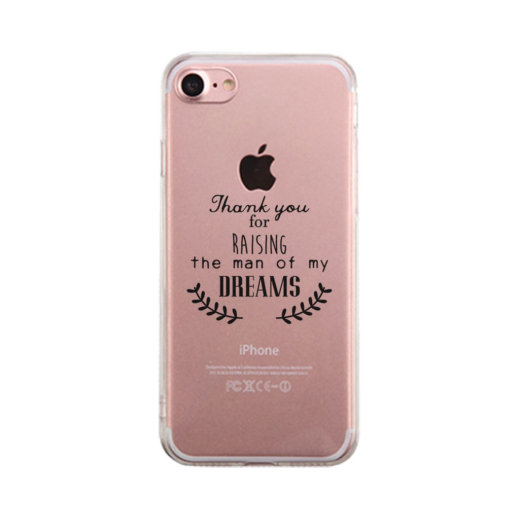 Raising My Man Clear Case Cute Mother In-Law Gifts For Mothers Day