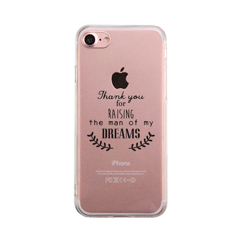 Raising My Man Clear Case Cute Mother In-Law Gifts For Mothers Day