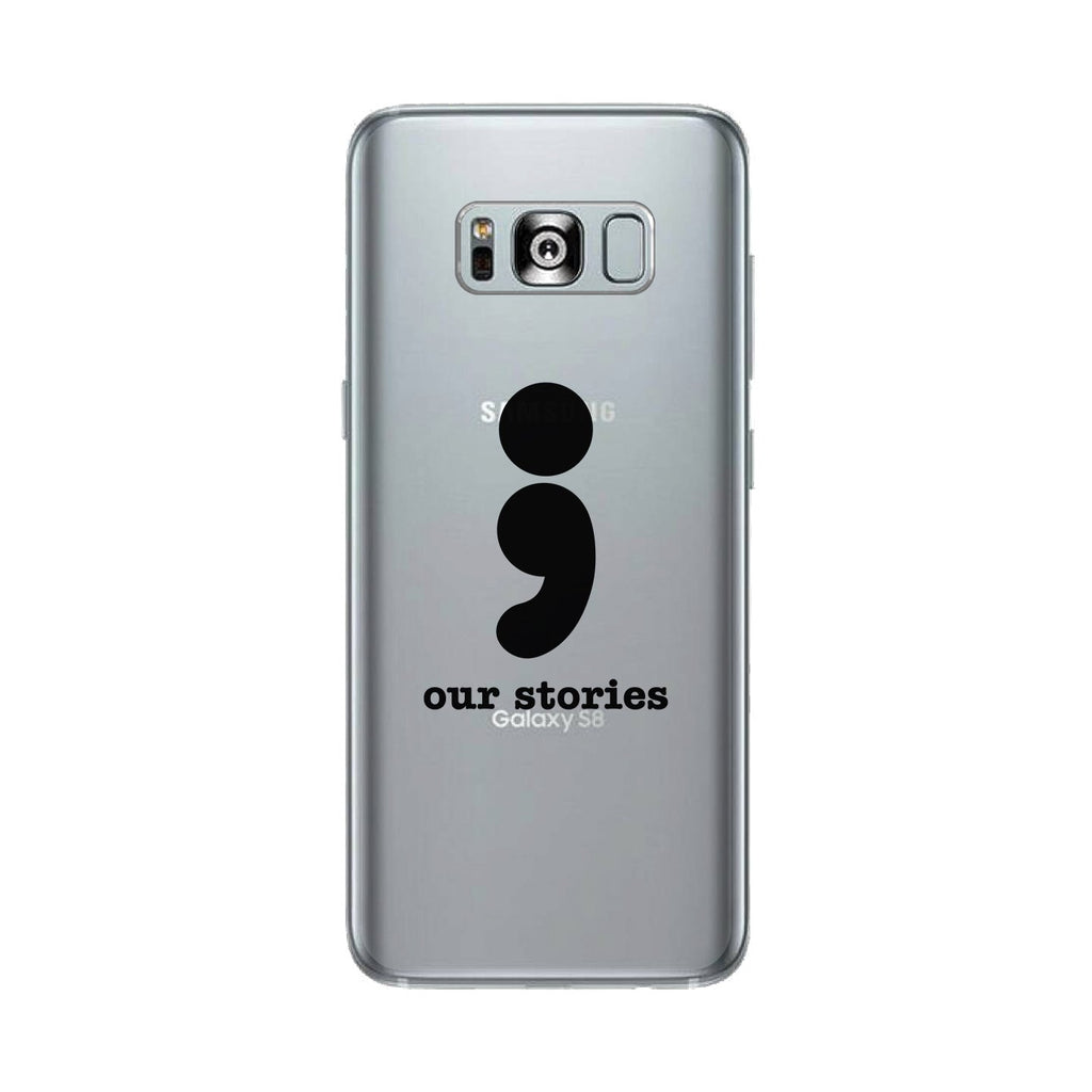Our Stories-Left Clear Phone Case