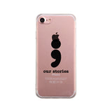 Our Stories-Left Clear Phone Case