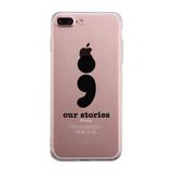Our Stories-Left Clear Phone Case