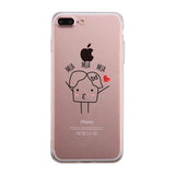Mua Mua Mua-Right Clear Phone Case