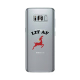 Lit Af Clear Phone Case