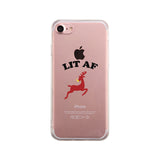 Lit Af Clear Phone Case
