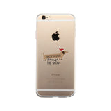 Dachshund Through The Snow Clear Phone Case