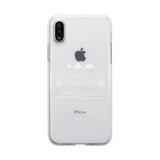Winter Wonderland Clear Phone Case