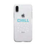 Oh Em Gee Chill Snowflakes Clear Phone Case