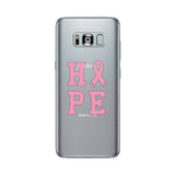Hope Ribbon Clear Phone Case