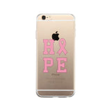 Hope Ribbon Clear Phone Case