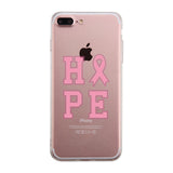 Hope Ribbon Clear Phone Case