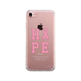Hope Ribbon Clear Phone Case