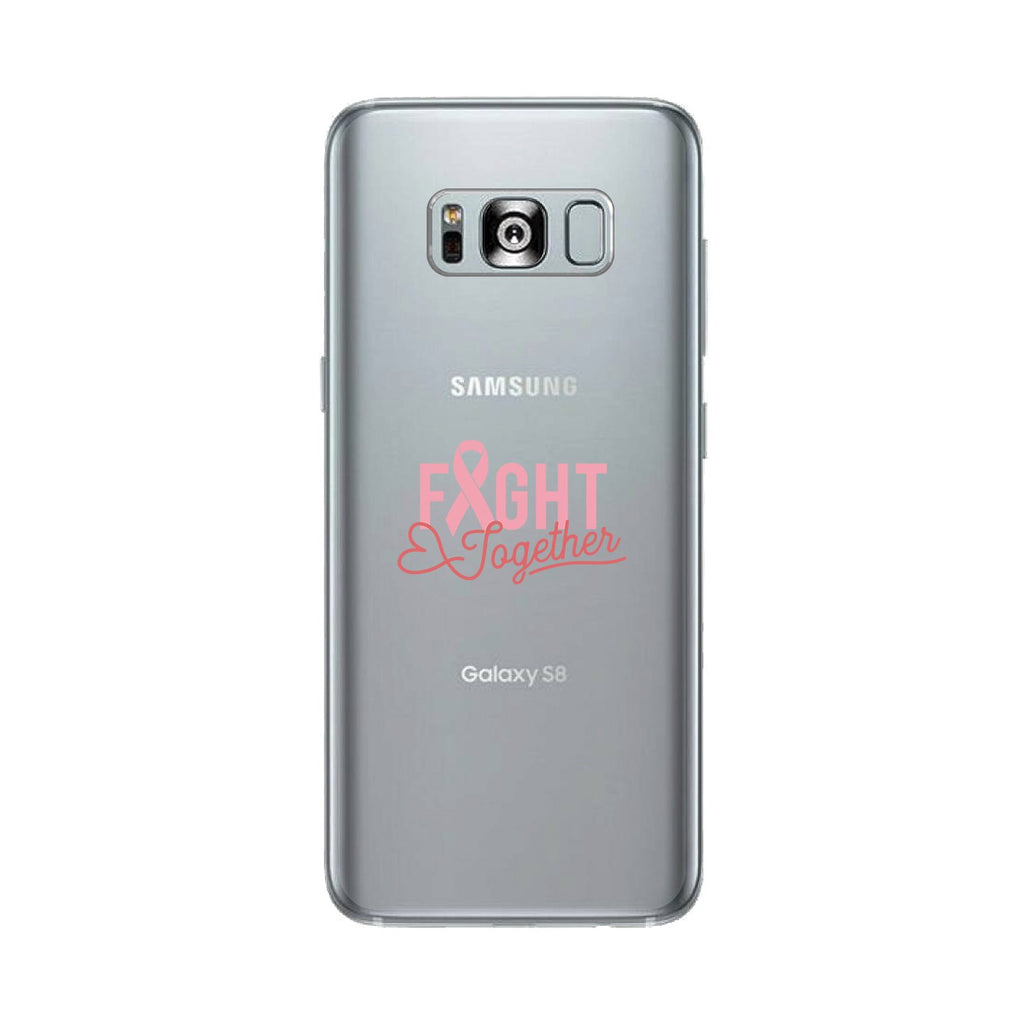 Fight Together Breast Cancer Awareness Clear Phone Case