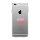 Fight Together Breast Cancer Awareness Clear Phone Case
