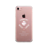 Strike Out Breast Cancer Baseball Clear Phone Case