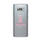 I You We Can-Cervive Breast Cancer Clear Phone Case