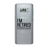 Retired Grandkids Clear Case Funny Grandparents Gifts For Christmas