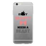 Every Beauty-RIGHT Clear Case Funny Valentines Day Gifts Ultra Slim