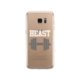 Beast Couple Matching Phone Case Cute Clear Phonecase