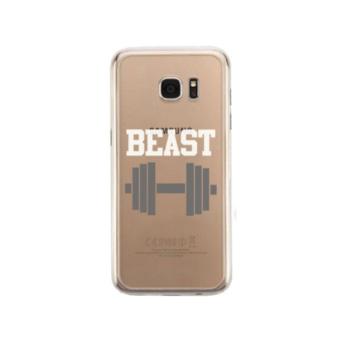 Beast Couple Matching Phone Case Cute Clear Phonecase
