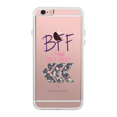 I Think She Is Crazy Phone Case Cute Clear Phonecase