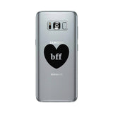 Bff Hearts Clear Phone Case