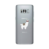 Llamas With Sunglasses - Clear Phone Case