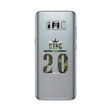 King Military Pattern Custom-Left Clear Phone Case