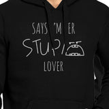 Her Stupid Lover And My Stupid Lover Matching Couple Black Hoodie