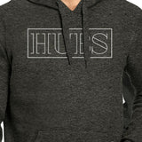 Hubs And Wife Matching Couple Dark Grey Hoodie